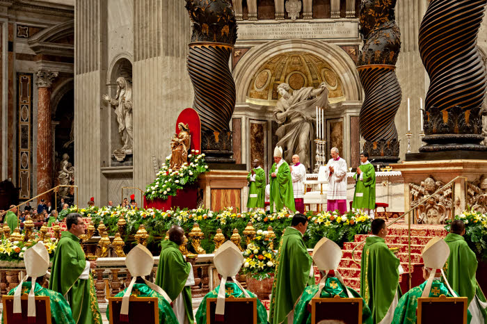 le Pape lors de la Journée missionnaire mondiale